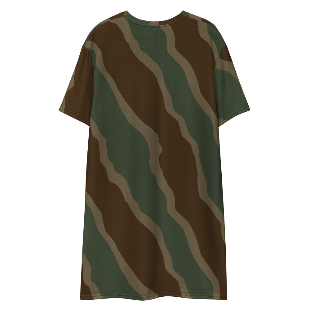 German WW2 Ambush Three Stripe Tank CAMO T-shirt dress - Womens T-Shirt Dress