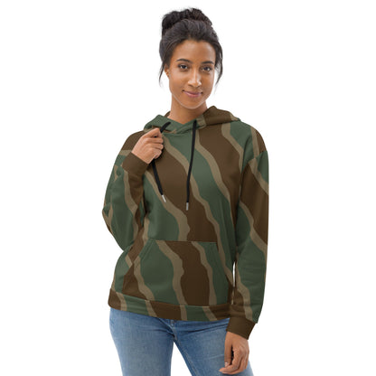 German WW2 Ambush Three Stripe Tank CAMO Unisex Hoodie