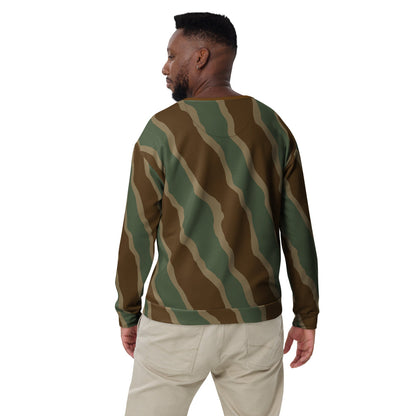 German WW2 Ambush Three Stripe Tank CAMO Unisex Sweatshirt