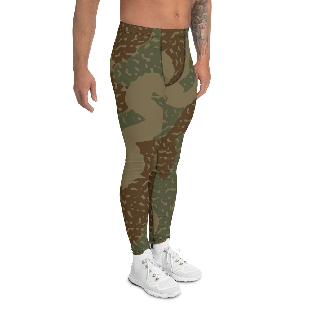 German WW2 Ambush Zimmerit Tank CAMO Men’s Leggings - Mens