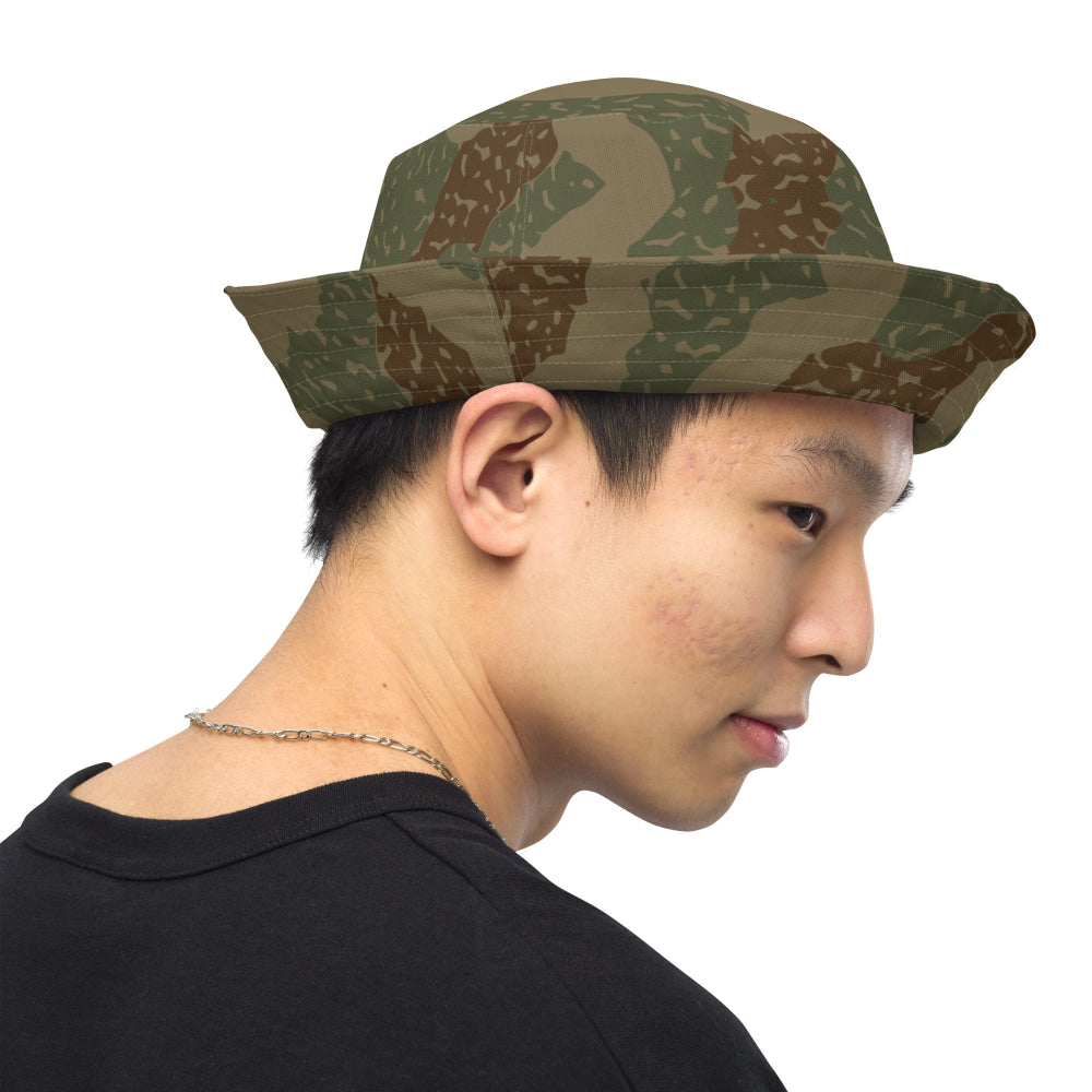 German WW2 Ambush Zimmerit Tank CAMO Reversible bucket hat - Bucket Hat