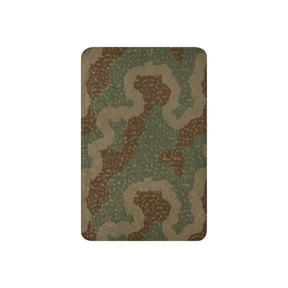 German WW2 Ambush Zimmerit Tank CAMO Sherpa blanket - Blanket