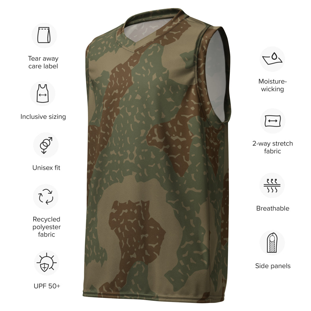 German WW2 Ambush Zimmerit Tank CAMO unisex basketball jersey - Unisex Basketball Jersey