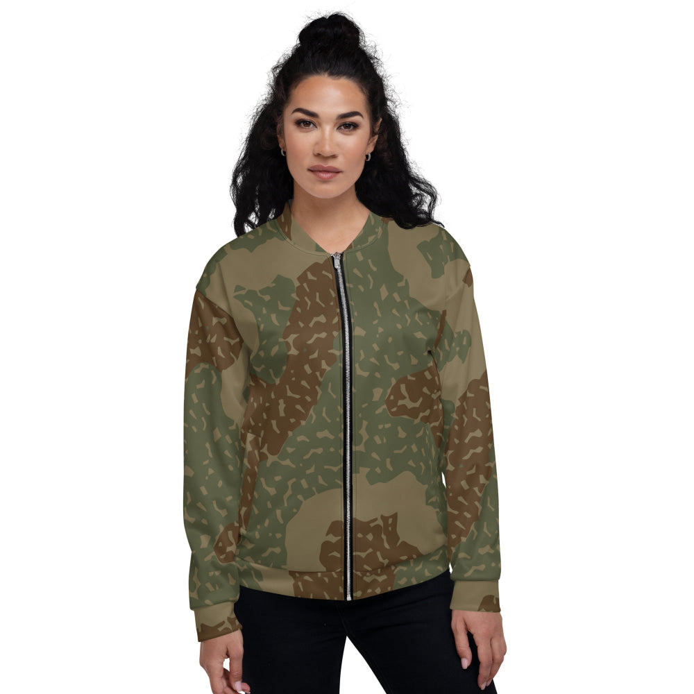 German WW2 Ambush Zimmerit Tank CAMO Unisex Bomber Jacket