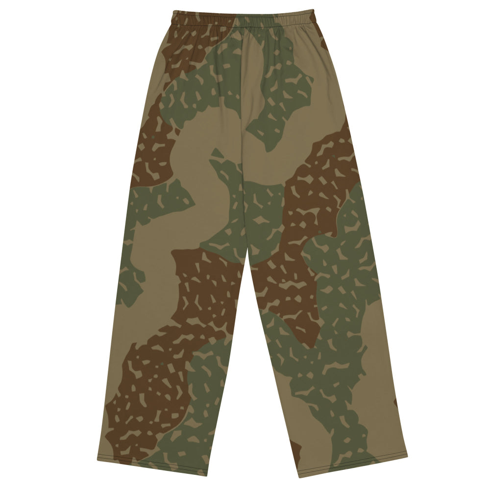 German WW2 Ambush Zimmerit Tank CAMO unisex wide-leg pants - Unisex Wide-Leg Pants