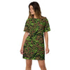 German Oak Leaf Spring CAMO T-shirt dress