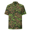 German WW2 Eichenlaubmuster Oak Leaf Spring CAMO Unisex button shirt