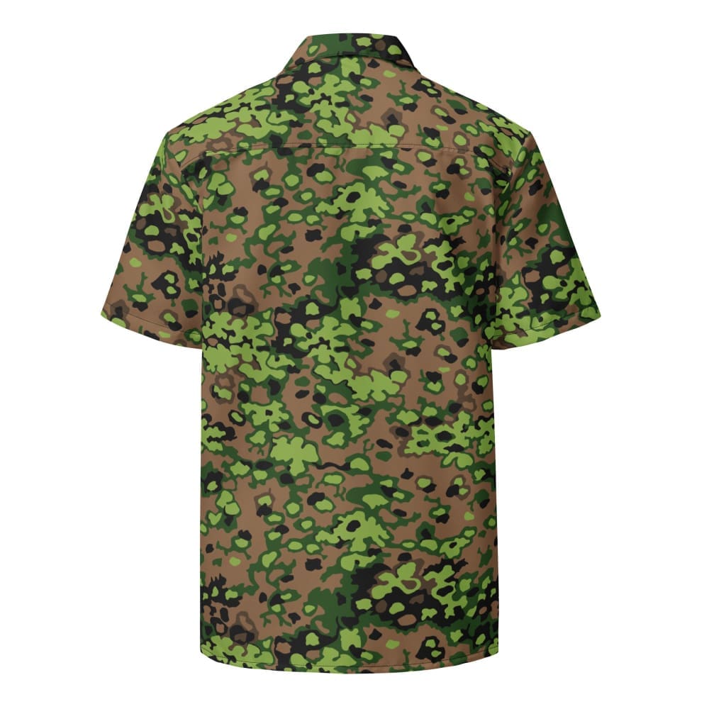 German WW2 Eichenlaubmuster Oak Leaf Spring CAMO Unisex button shirt