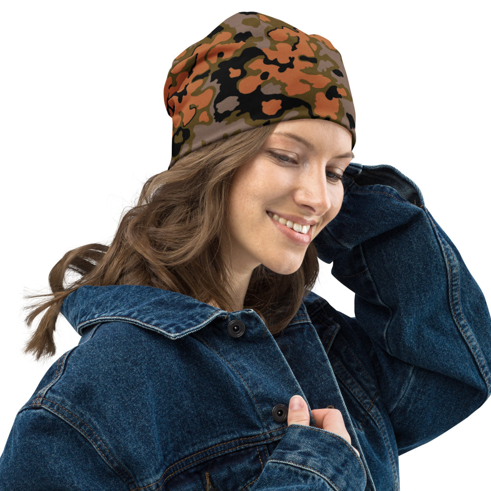 German WW2 Eichenlaubmuster Oakleaf Autumn CAMO Beanie