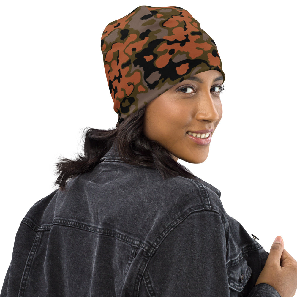 German WW2 Eichenlaubmuster Oakleaf Autumn CAMO Beanie