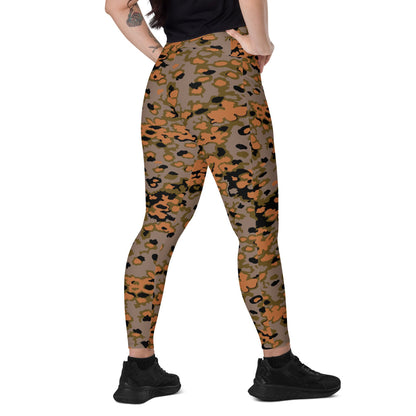 German WW2 Eichenlaubmuster Oakleaf Autumn CAMO Leggings with pockets - 2XS - Womens With Pockets