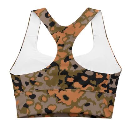 German WW2 Eichenlaubmuster Oakleaf Autumn CAMO Longline sports bra - Womens Sports Bra