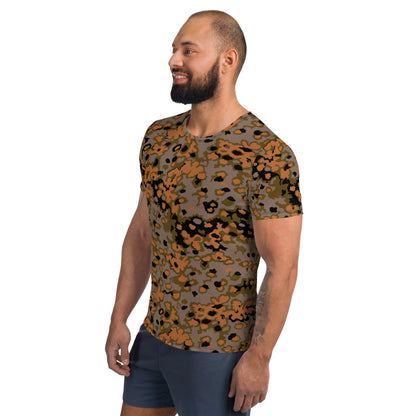 German WW2 Eichenlaubmuster Oakleaf Autumn CAMO Men’s Athletic T-shirt - Mens T-Shirt