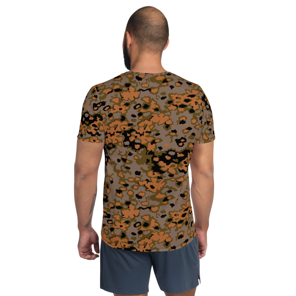 German WW2 Eichenlaubmuster Oakleaf Autumn CAMO Men’s Athletic T-shirt - Mens T-Shirt