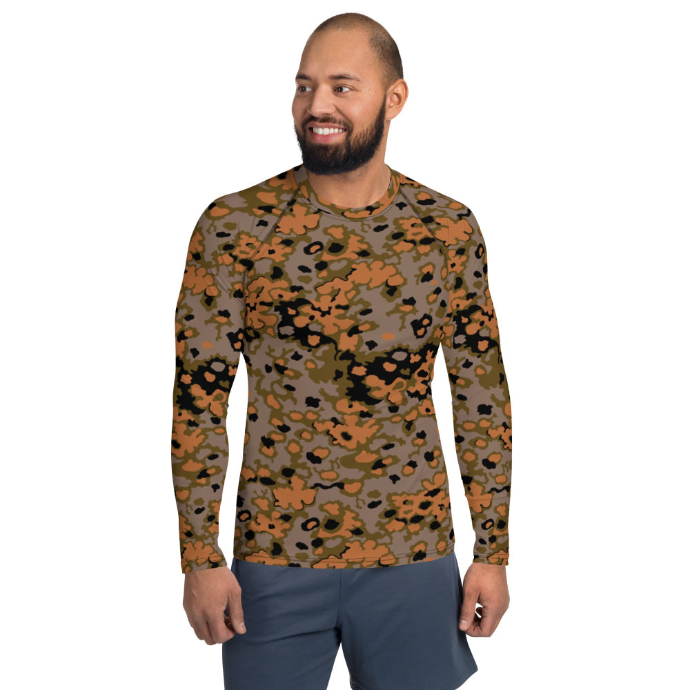 German WW2 Eichenlaubmuster Oakleaf Autumn CAMO Men’s Rash Guard - Mens