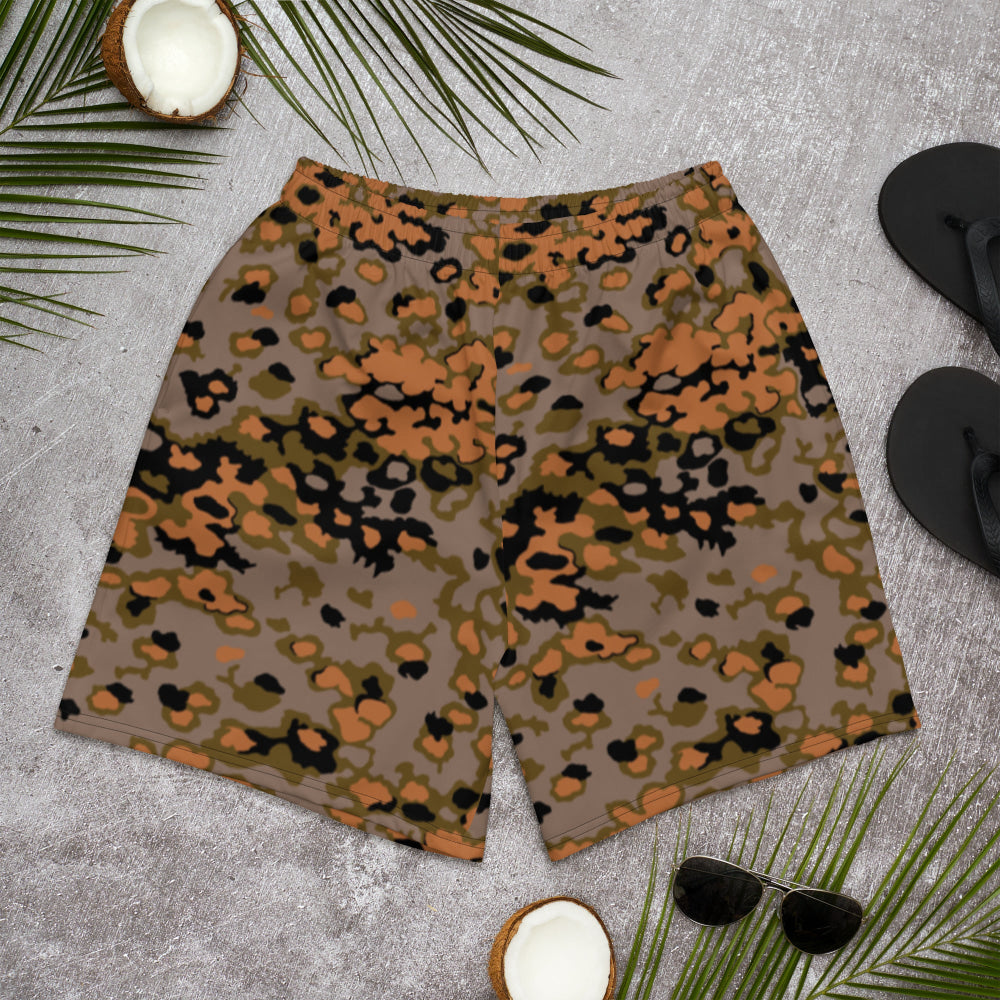 German WW2 Eichenlaubmuster Oakleaf Autumn CAMO Unisex Athletic Long Shorts