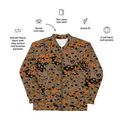 German WW2 Eichenlaubmuster Oakleaf Autumn CAMO Unisex Bomber Jacket