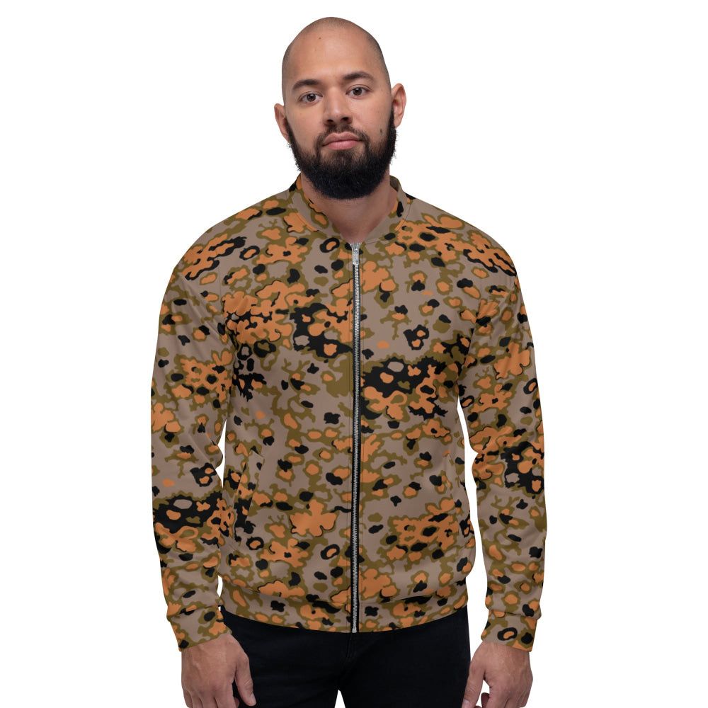 German WW2 Eichenlaubmuster Oakleaf Autumn CAMO Unisex Bomber Jacket