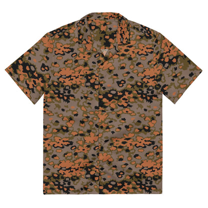 German WW2 Eichenlaubmuster Oakleaf Autumn CAMO Unisex button shirt - 2XS - Button Shirt