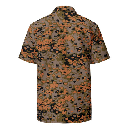 German WW2 Eichenlaubmuster Oakleaf Autumn CAMO Unisex button shirt - Button Shirt