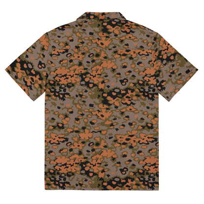 German WW2 Eichenlaubmuster Oakleaf Autumn CAMO Unisex button shirt - Button Shirt