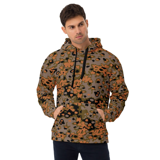 German WW2 Eichenlaubmuster Oakleaf Autumn CAMO Unisex Hoodie - 2XS