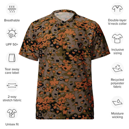 German WW2 Eichenlaubmuster Oakleaf Autumn CAMO unisex sports jersey - Unisex Sports Jersey