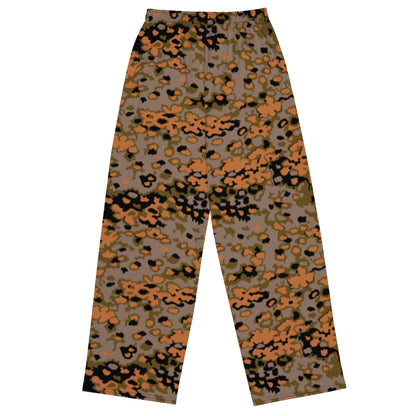 German WW2 Eichenlaubmuster Oakleaf Autumn CAMO unisex wide-leg pants - Unisex Wide-Leg Pants