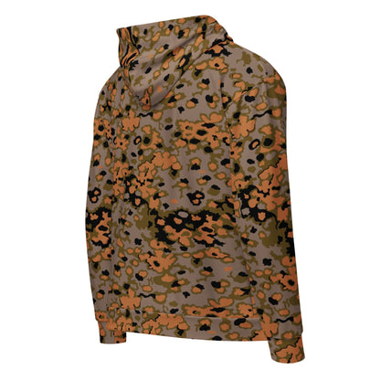 German WW2 Eichenlaubmuster Oakleaf Autumn CAMO Unisex zip hoodie - Zip Hoodie