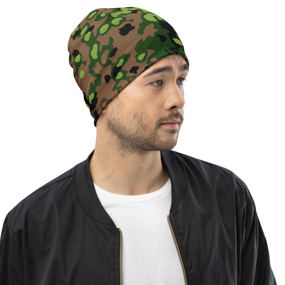 German WW2 Eichenlaubmuster Oakleaf Spring CAMO Beanie