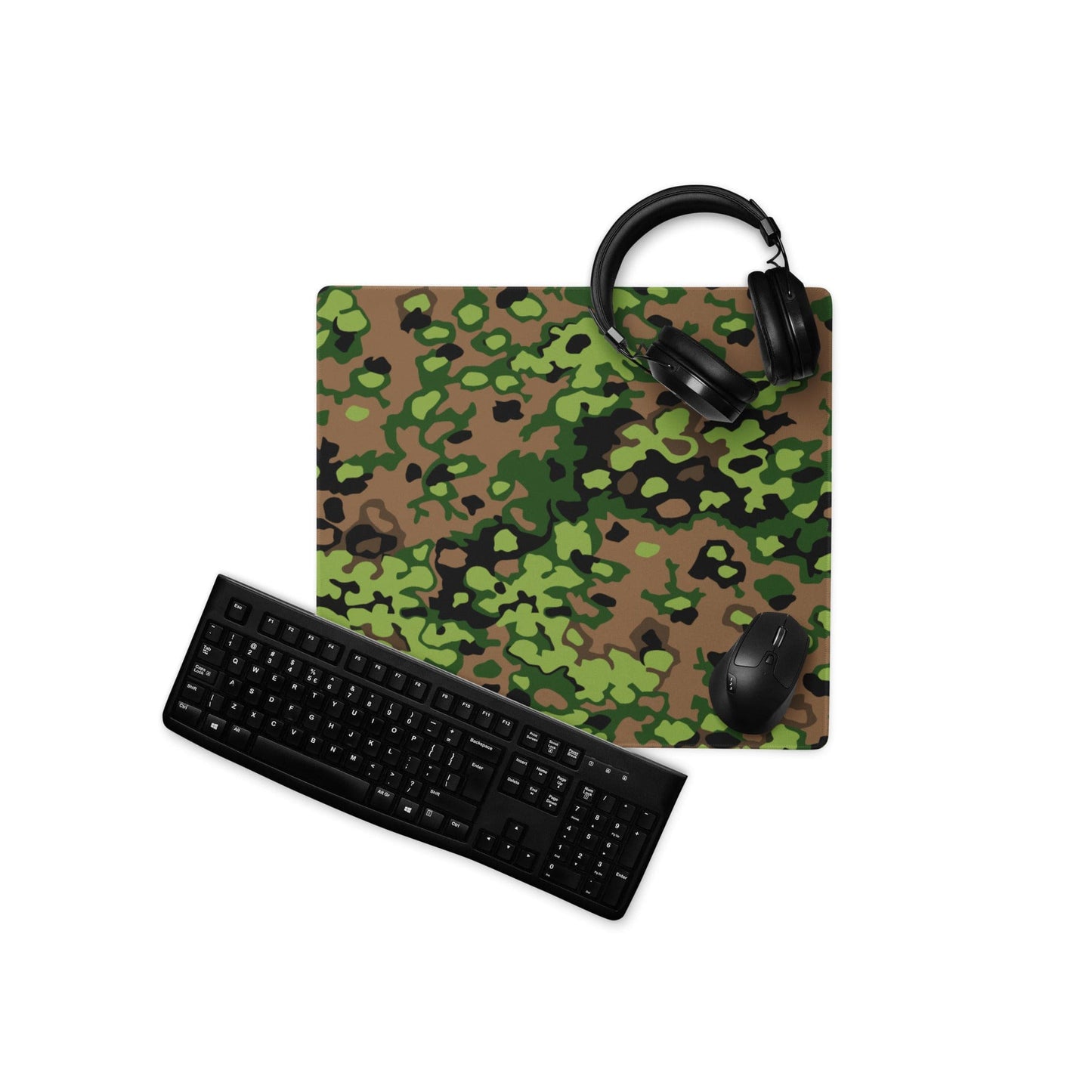 German WW2 Eichenlaubmuster Oakleaf Spring CAMO Gaming mouse pad - 18″×16″ - Mouse Pad