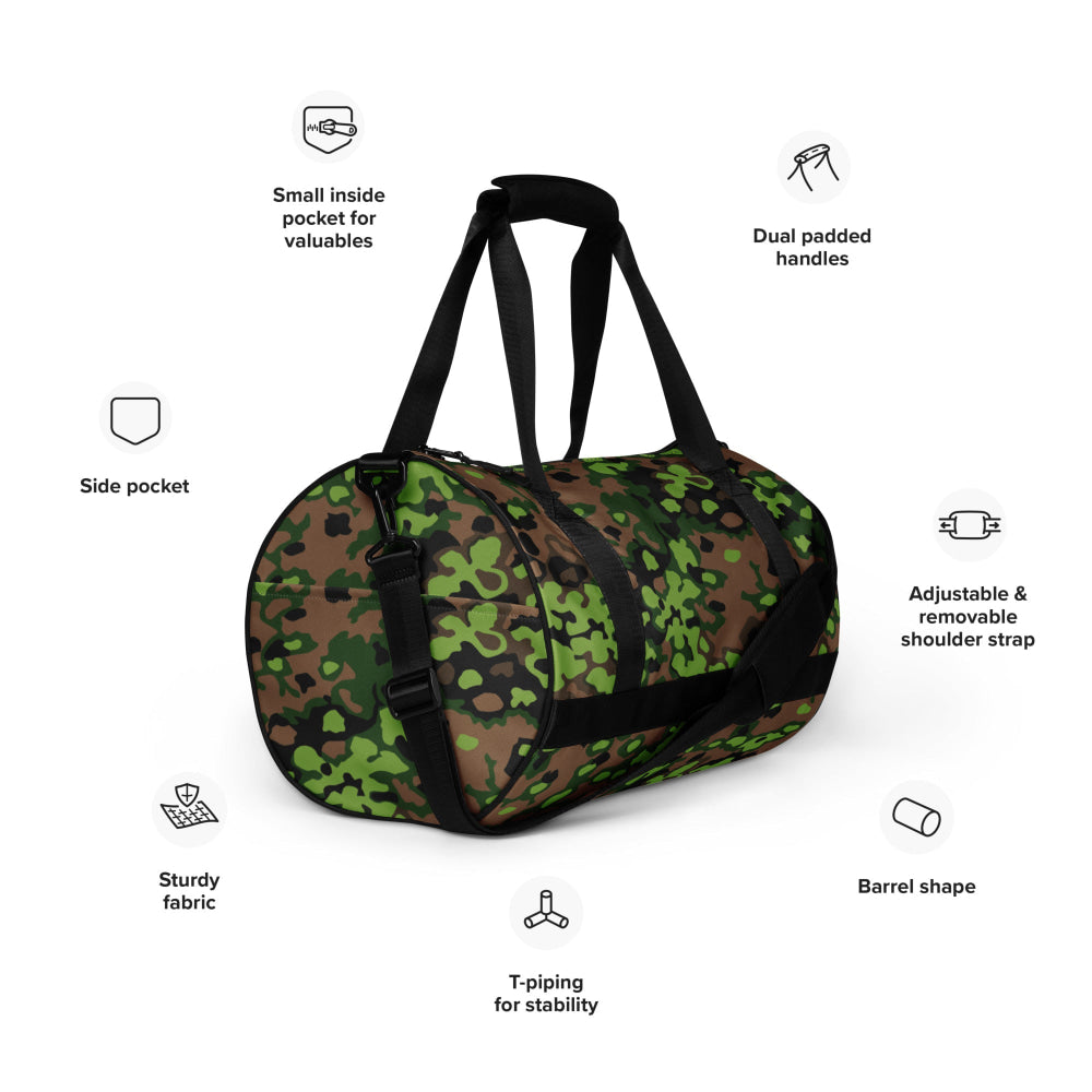 German WW2 Eichenlaubmuster Oakleaf Spring CAMO gym bag - Gym Bag