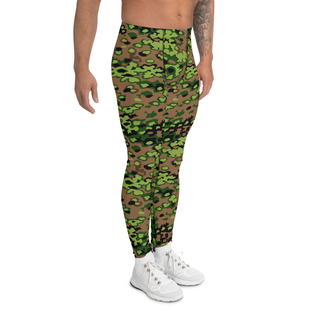 German WW2 Eichenlaubmuster Oakleaf Spring CAMO Men’s Leggings - Mens