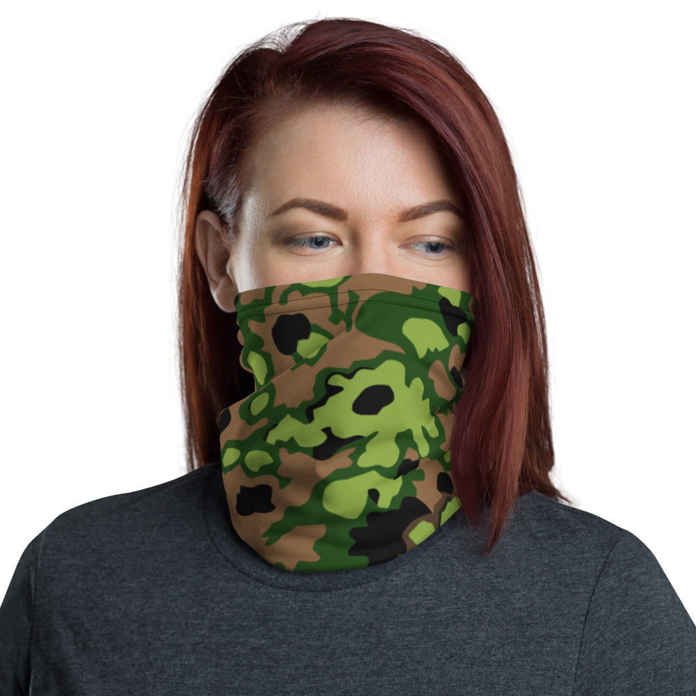 German WW2 Eichenlaubmuster Oakleaf Spring CAMO Neck Gaiter