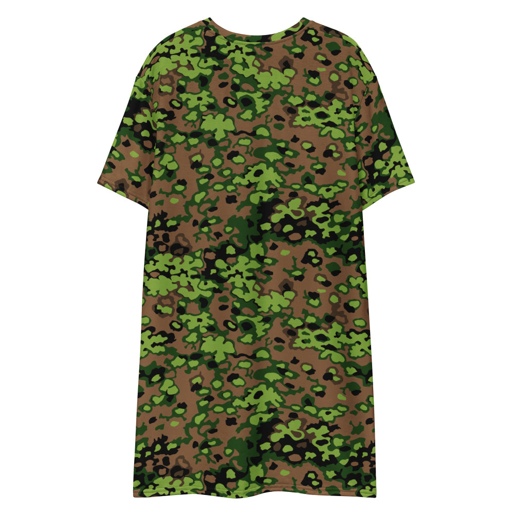 German WW2 Eichenlaubmuster Oakleaf Spring CAMO T-shirt dress - Womens T-Shirt Dress