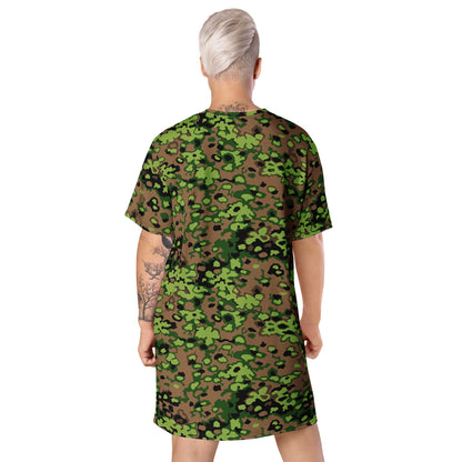 German WW2 Eichenlaubmuster Oakleaf Spring CAMO T-shirt dress - Womens T-Shirt Dress