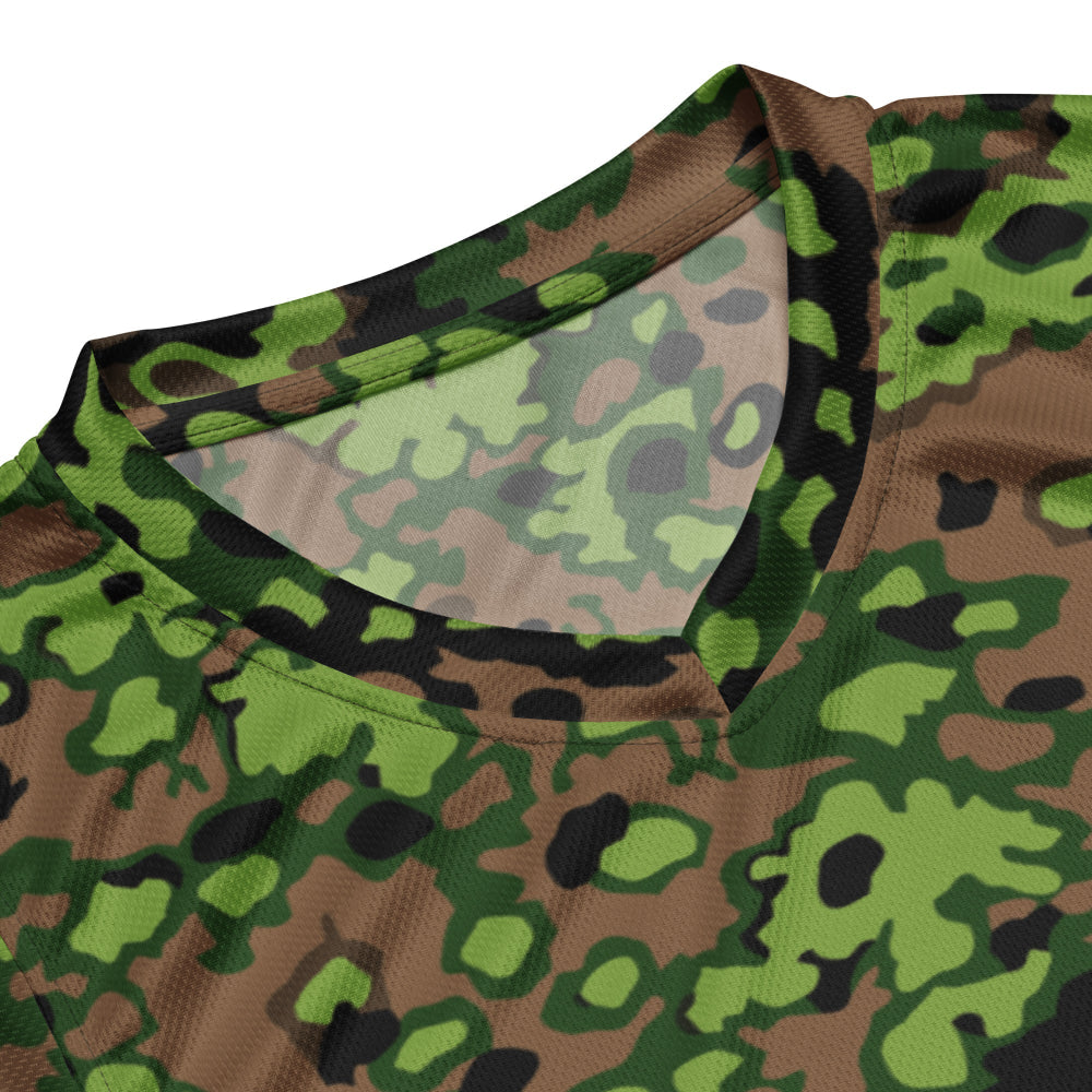 German WW2 Eichenlaubmuster Oakleaf Spring CAMO unisex basketball jersey - Unisex Basketball Jersey