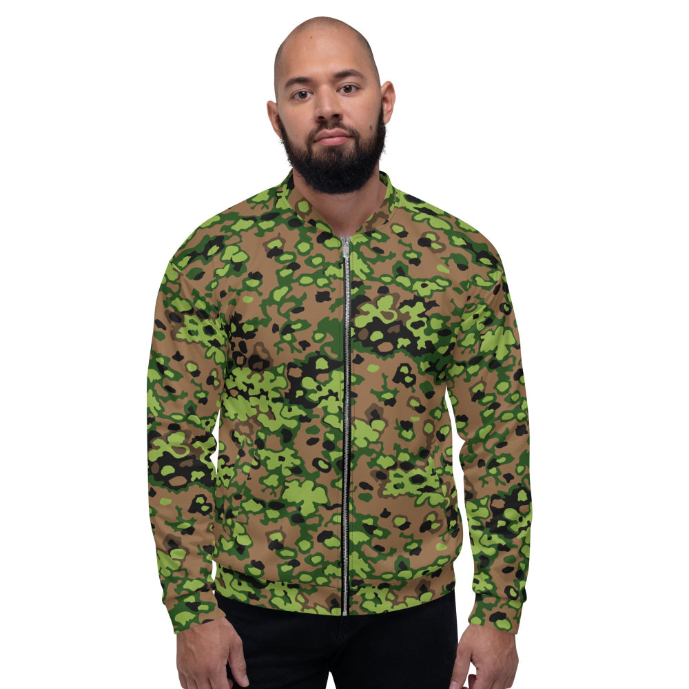 German WW2 Eichenlaubmuster Oakleaf Spring CAMO Unisex Bomber Jacket