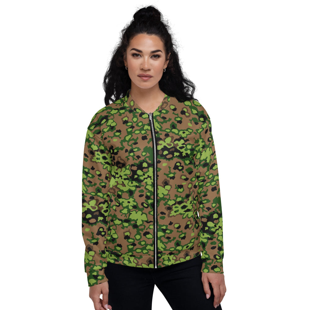 German WW2 Eichenlaubmuster Oakleaf Spring CAMO Unisex Bomber Jacket