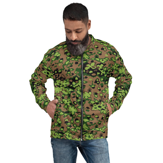 German WW2 Eichenlaubmuster Oakleaf Spring CAMO Unisex Bomber Jacket