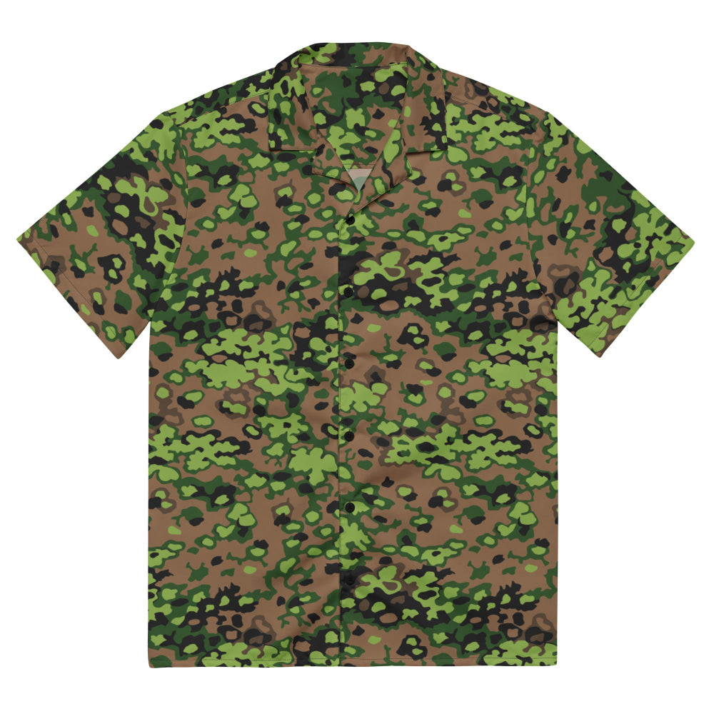 German WW2 Eichenlaubmuster Oakleaf Spring CAMO Unisex button shirt - 2XS - Button Shirt