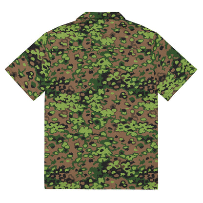 German WW2 Eichenlaubmuster Oakleaf Spring CAMO Unisex button shirt - Button Shirt