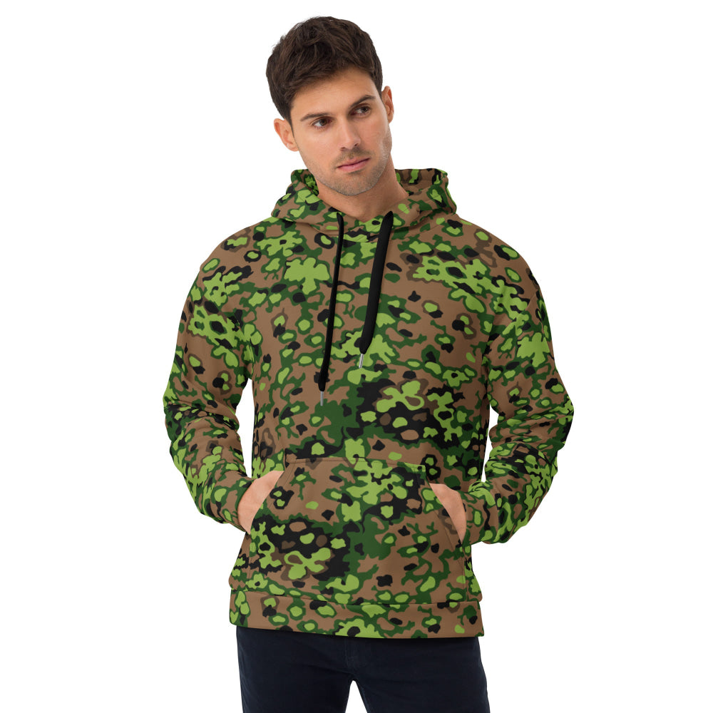 German WW2 Eichenlaubmuster Oakleaf Spring CAMO Unisex Hoodie - 2XS