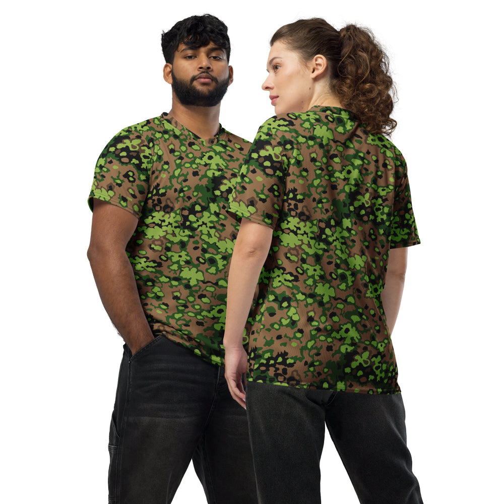 German WW2 Eichenlaubmuster Oakleaf Spring CAMO unisex sports jersey - 2XS - Unisex Sports Jersey