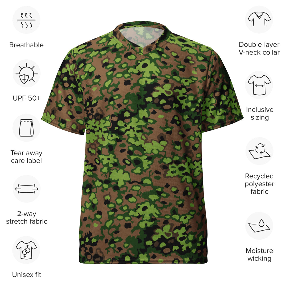 German WW2 Eichenlaubmuster Oakleaf Spring CAMO unisex sports jersey - Unisex Sports Jersey