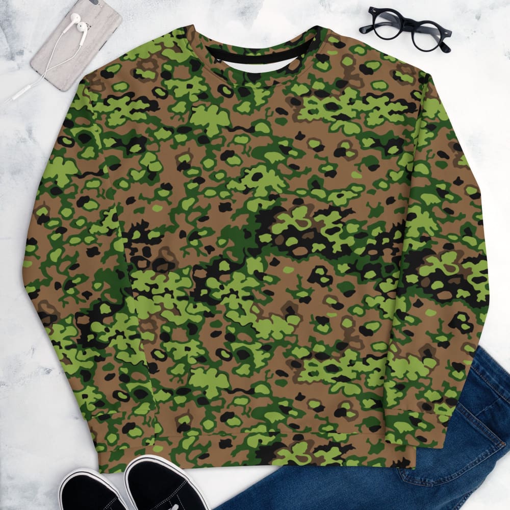 German WW2 Eichenlaubmuster Oakleaf Spring CAMO Unisex Sweatshirt