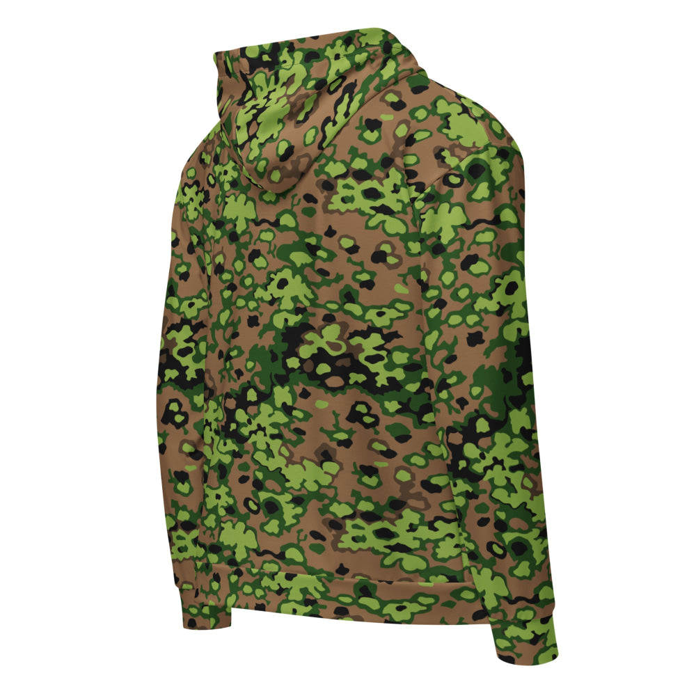 German WW2 Eichenlaubmuster Oakleaf Spring CAMO Unisex zip hoodie - Zip Hoodie