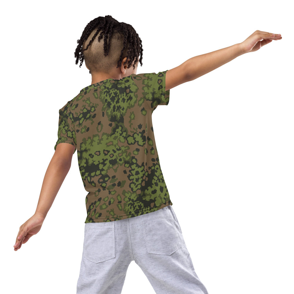 German WW2 Eichenlaubmuster Oakleaf Summer CAMO Kids crew neck t-shirt - Crew Neck T-shirt