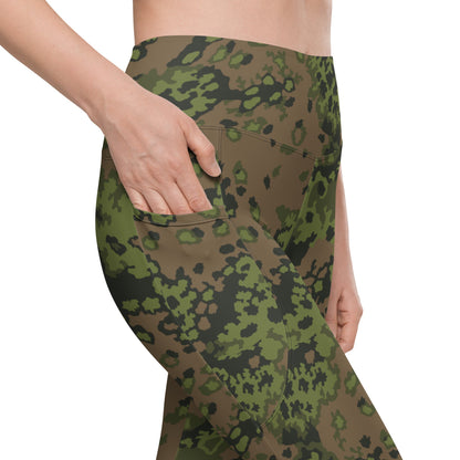 German WW2 Eichenlaubmuster Oakleaf Summer CAMO Leggings with pockets - Womens With Pockets