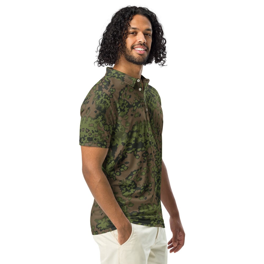 German WW2 Eichenlaubmuster Oakleaf Summer CAMO Men’s slim fit polo